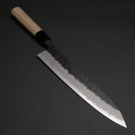 Hitohira Futana SB Kuro Nashiji Gyuto 240mm Ho Wood Handle