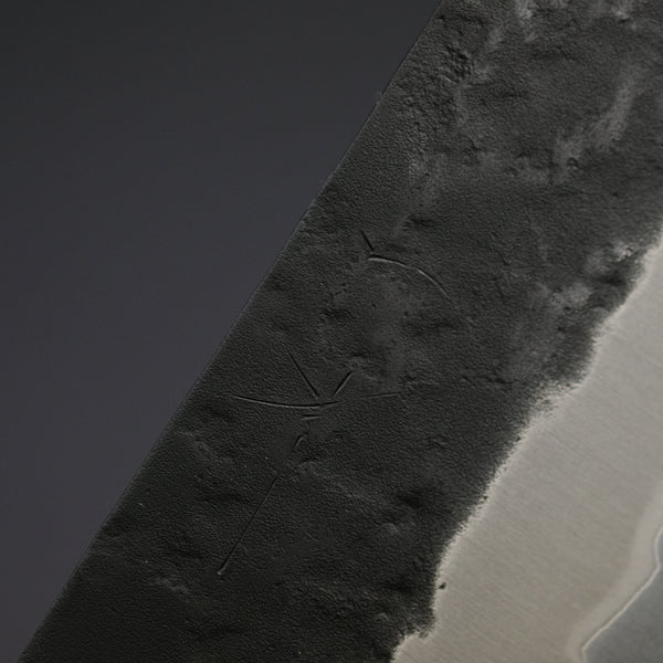 Hitohira Futana SB Kuro Nashiji Nakiri 165mm Cherry Wood Handle
