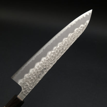 Hitohira Futana SB Migaki Tsuchime Gyuto 210mm Cherry Wood Handle