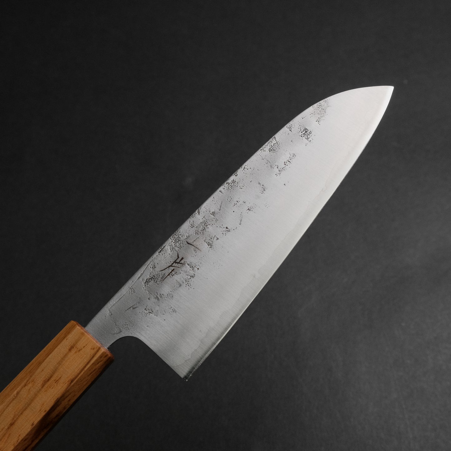 Hitohira Futana SLD Nashiji Santoku 170mm Oak Handle