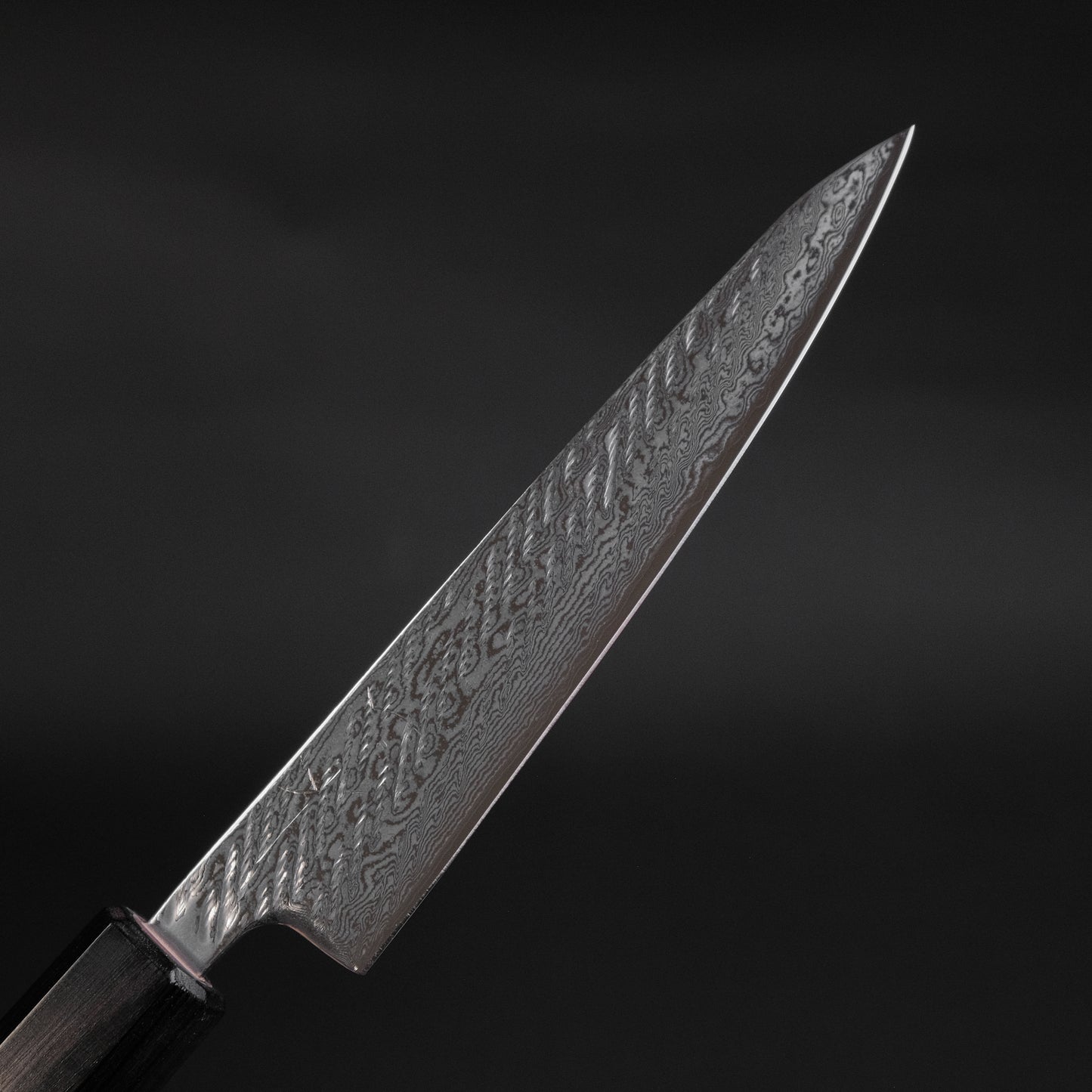 Hitohira Futana Stainless Rope Damascus Petty 135mm Walnut Handle