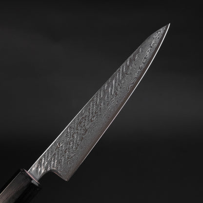 Hitohira Futana Stainless Rope Damascus Petty 135mm Walnut Handle