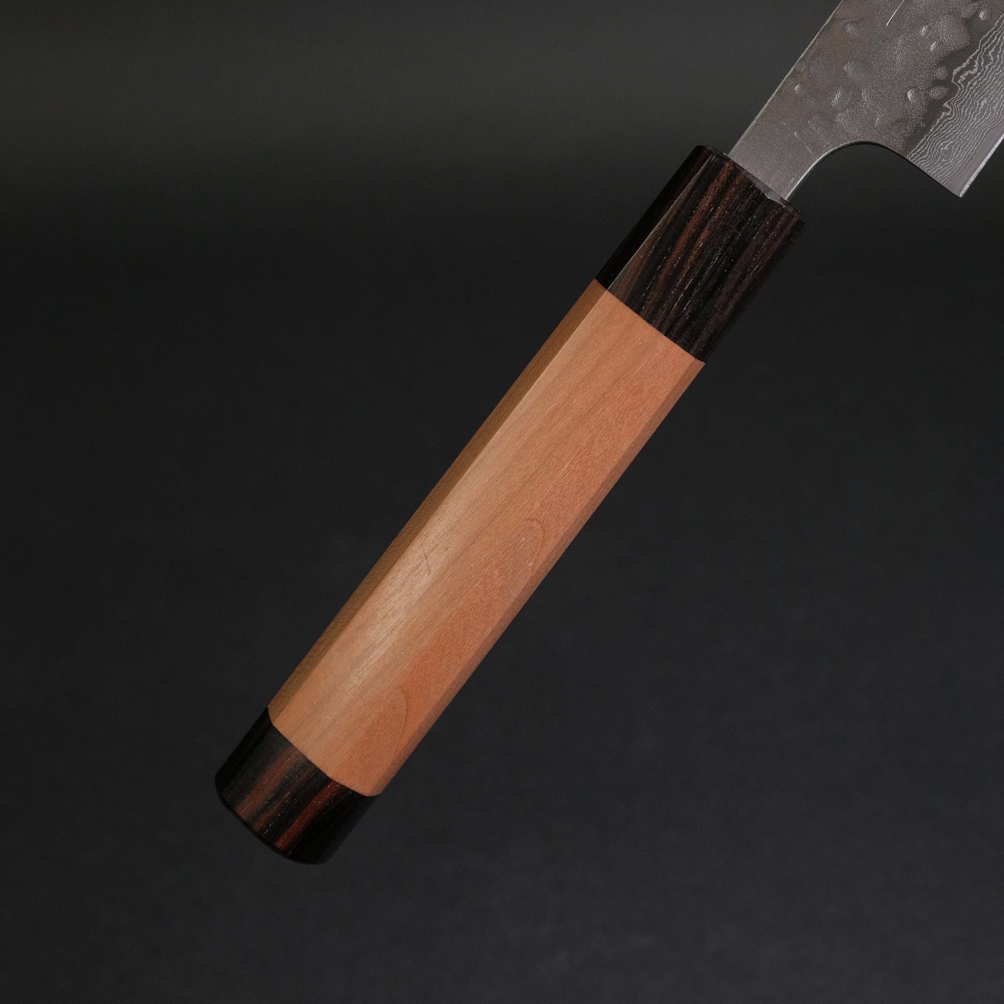 Hitohira Futana Stainless Tsuchime Damascus Sujihiki 270mm Cherry Wood Handle