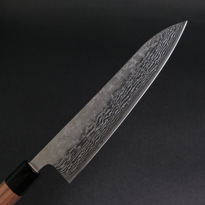 Hitohira Futana Swedish Stainless Nashiji Damascus Gyuto 210mm Walnut Handle