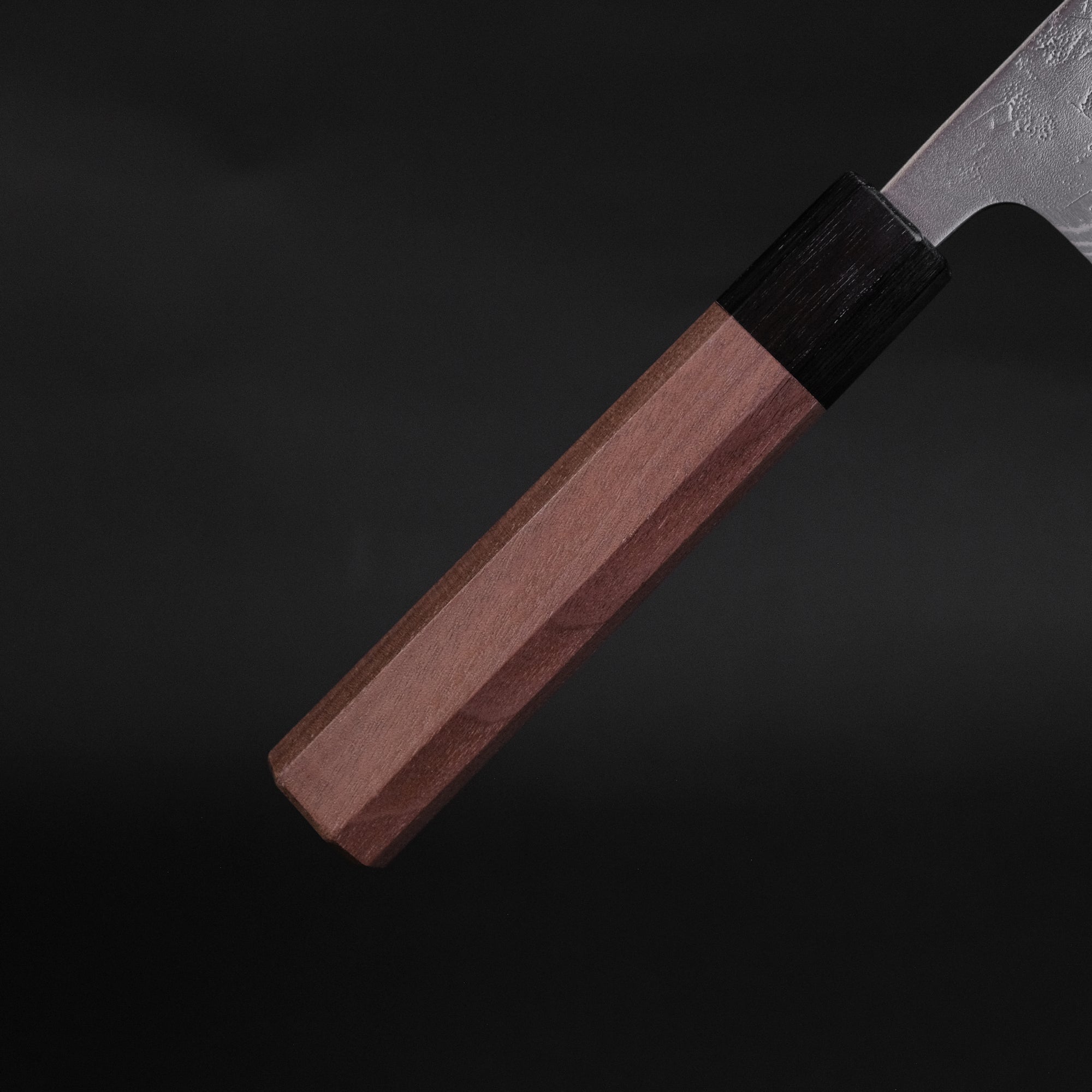 Hitohira Futana Swedish Stainless Nashiji Damascus Nakiri 165mm Walnut Handle