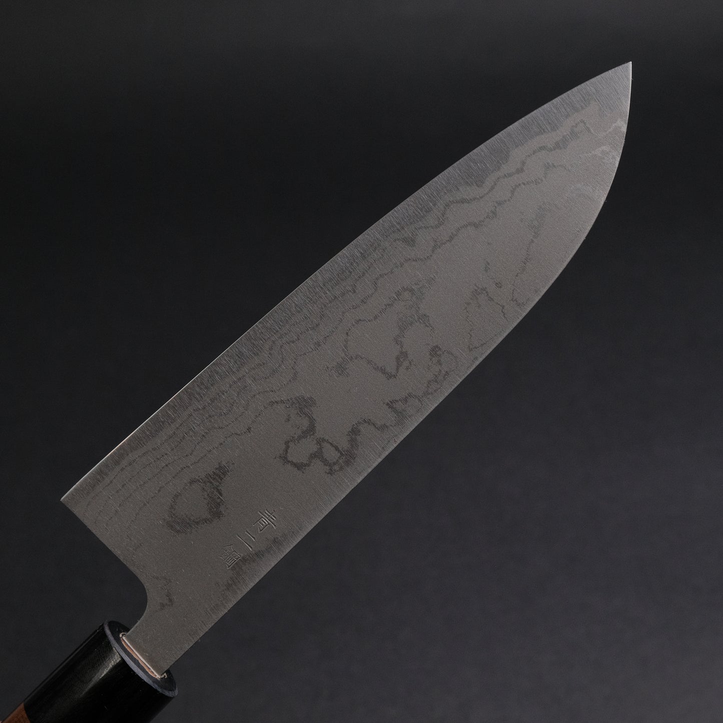 Hitohira GR Blue #2 Damascus Santoku 165mm Rosewood Handle