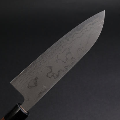 Hitohira GR Blue #2 Damascus Santoku 165mm Rosewood Handle