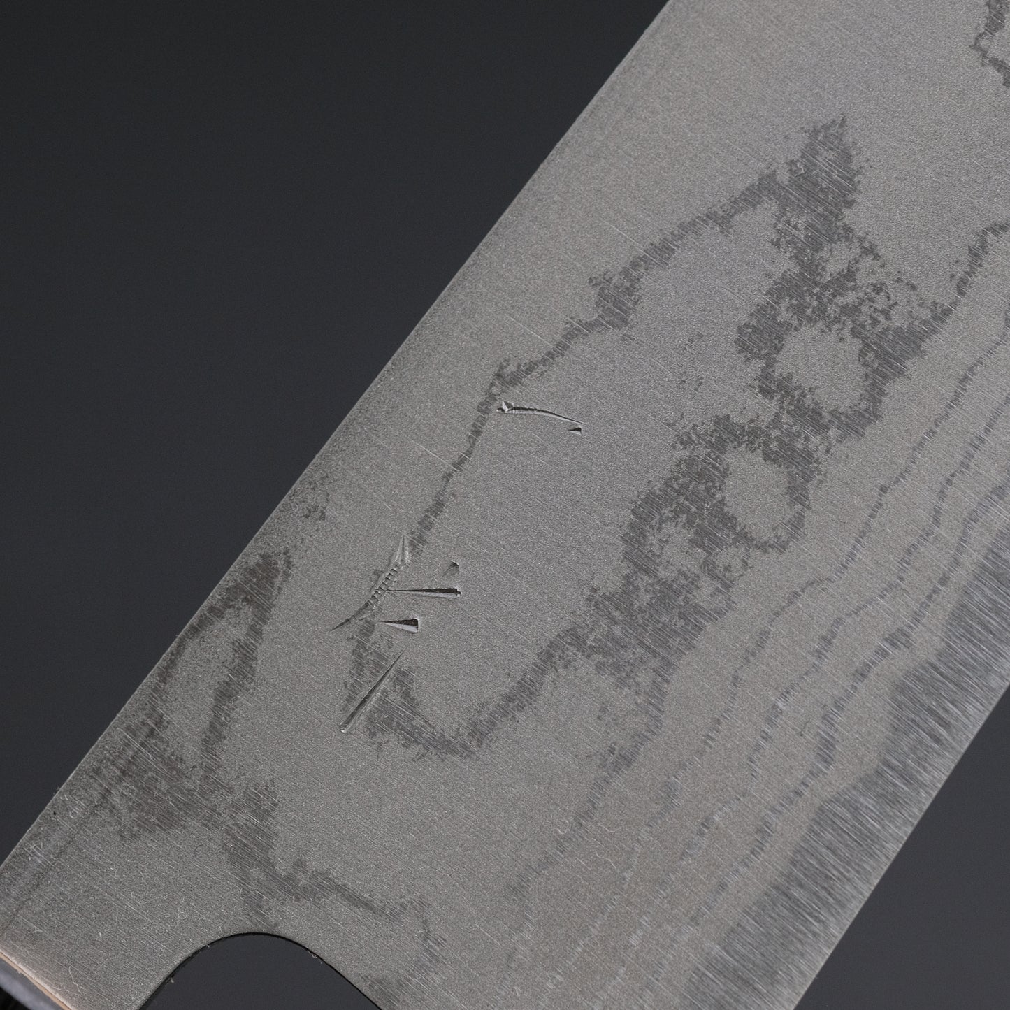 Hitohira GR Blue #2 Damascus Santoku 165mm Rosewood Handle