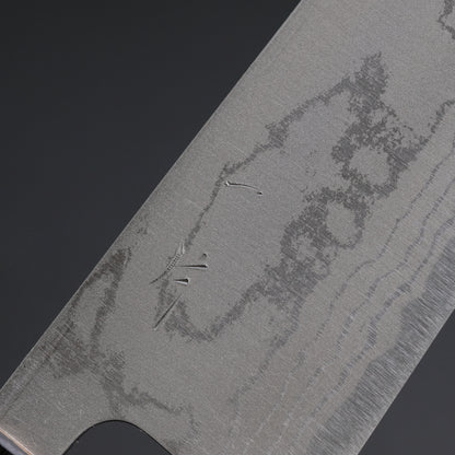 Hitohira GR Blue #2 Damascus Santoku 165mm Rosewood Handle