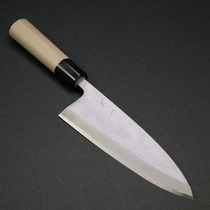Hitohira Gorobei Blue #2 Deba 180mm Ho Wood Handle (D-Shape)