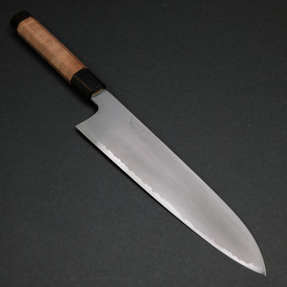 Hitohira Gorobei Rikichi Blue #2 Kasumi Gyuto 240mm Cherry Wood Handle