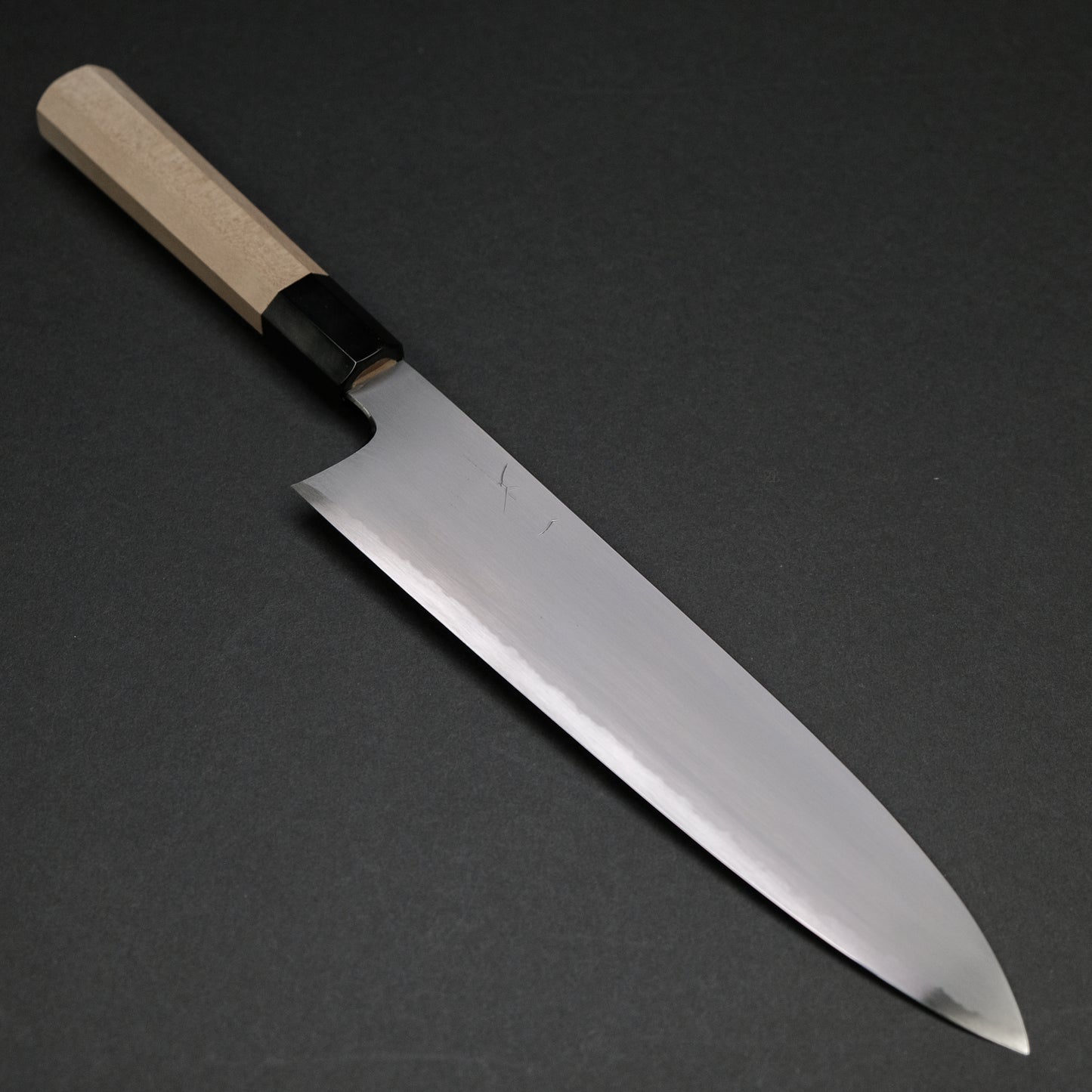 Hitohira Gorobei Rikichi White #2 Kasumi Gyuto 240mm Ho Wood Handle