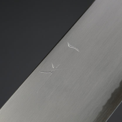 Hitohira Gorobei Rikichi White #2 Kasumi Gyuto 240mm Ho Wood Handle