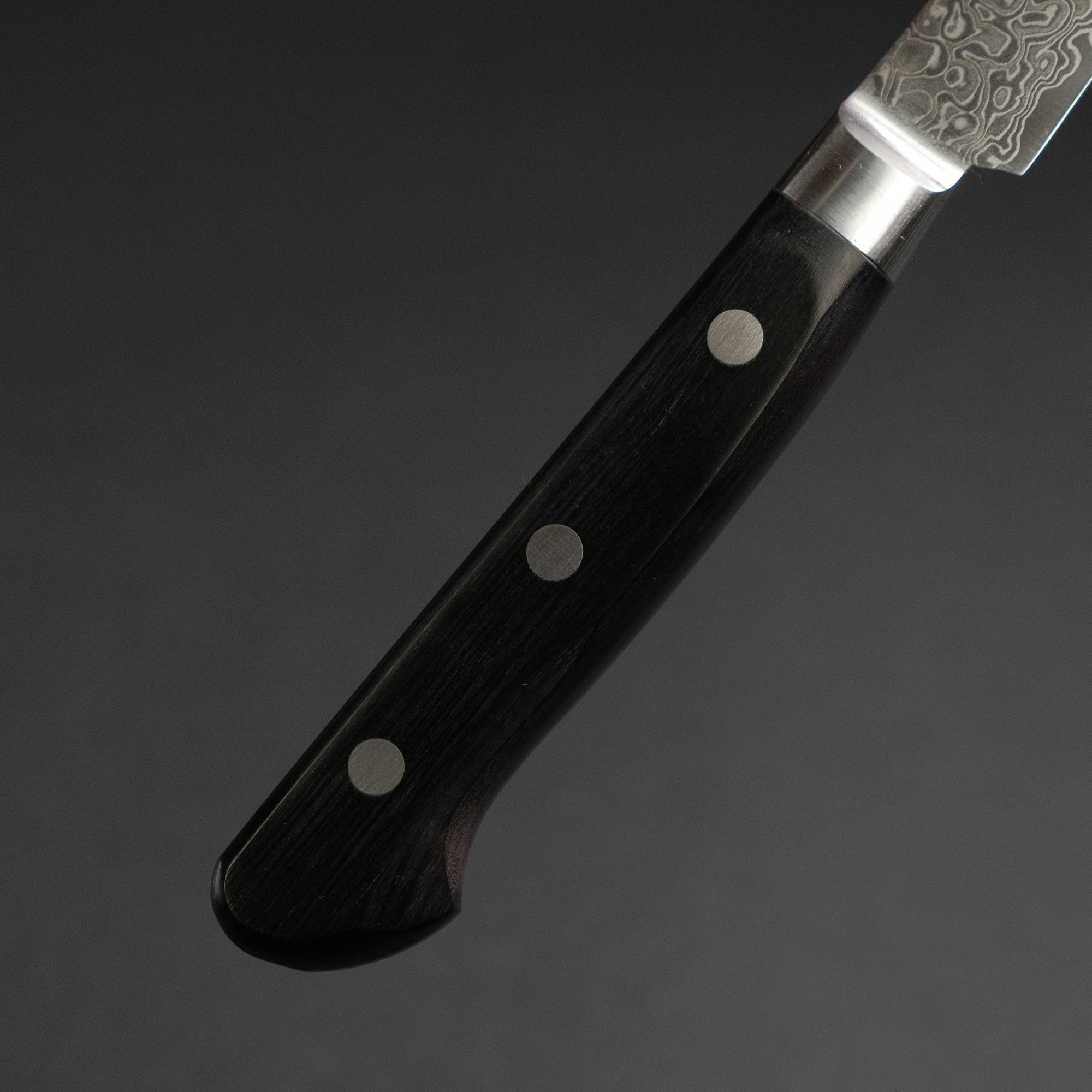 Hitohira HG Damascus Paring Pakka Handle