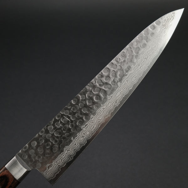 Hitohira HG Tsuchime Damascus Gyuto 240mm Imitation Mahogany Handle