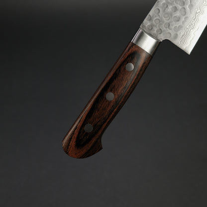 Hitohira HG Tsuchime Damascus Gyuto 240mm Imitation Mahogany Handle