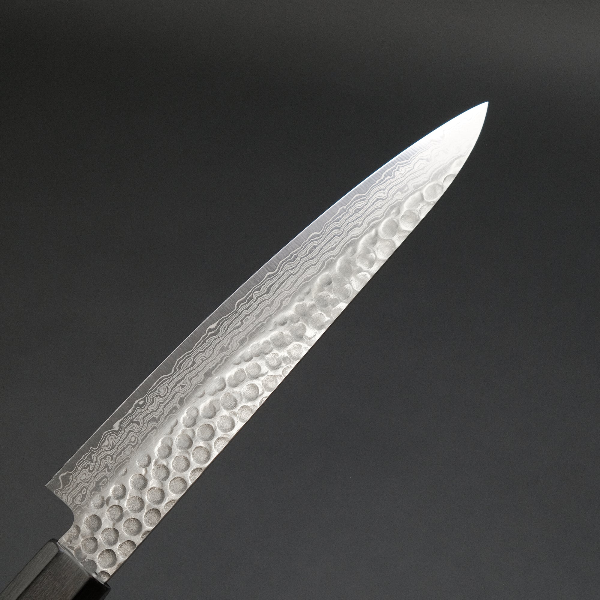 Hitohira HG Tsuchime Damascus Petty 150mm Rosewood Handle