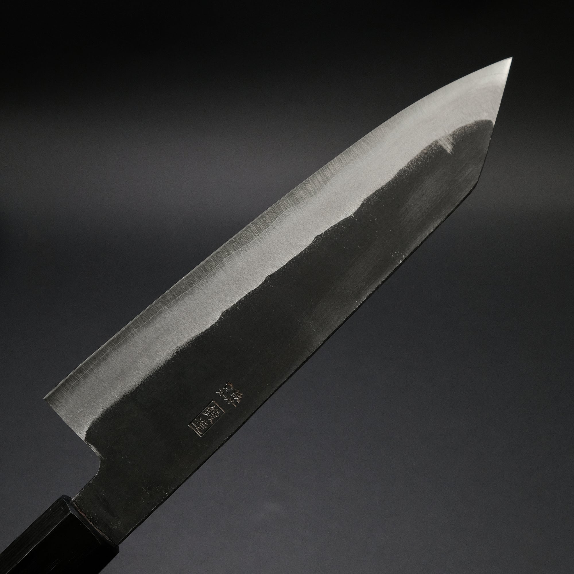 Hitohira Harima Blue Super Stainless Clad Bunka 180mm Walnut Handle