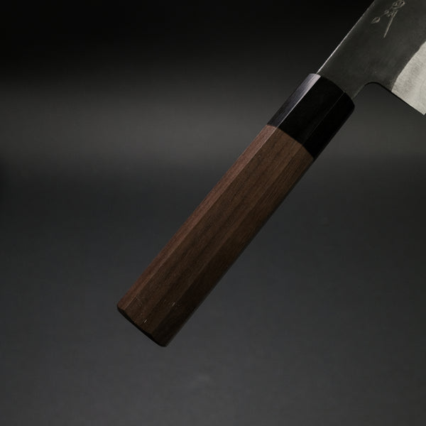 Hitohira Harima Blue Super Stainless Clad Bunka 180mm Walnut Handle
