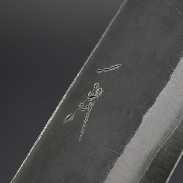 Hitohira Harima Blue Super Stainless Clad Bunka 180mm Walnut Handle