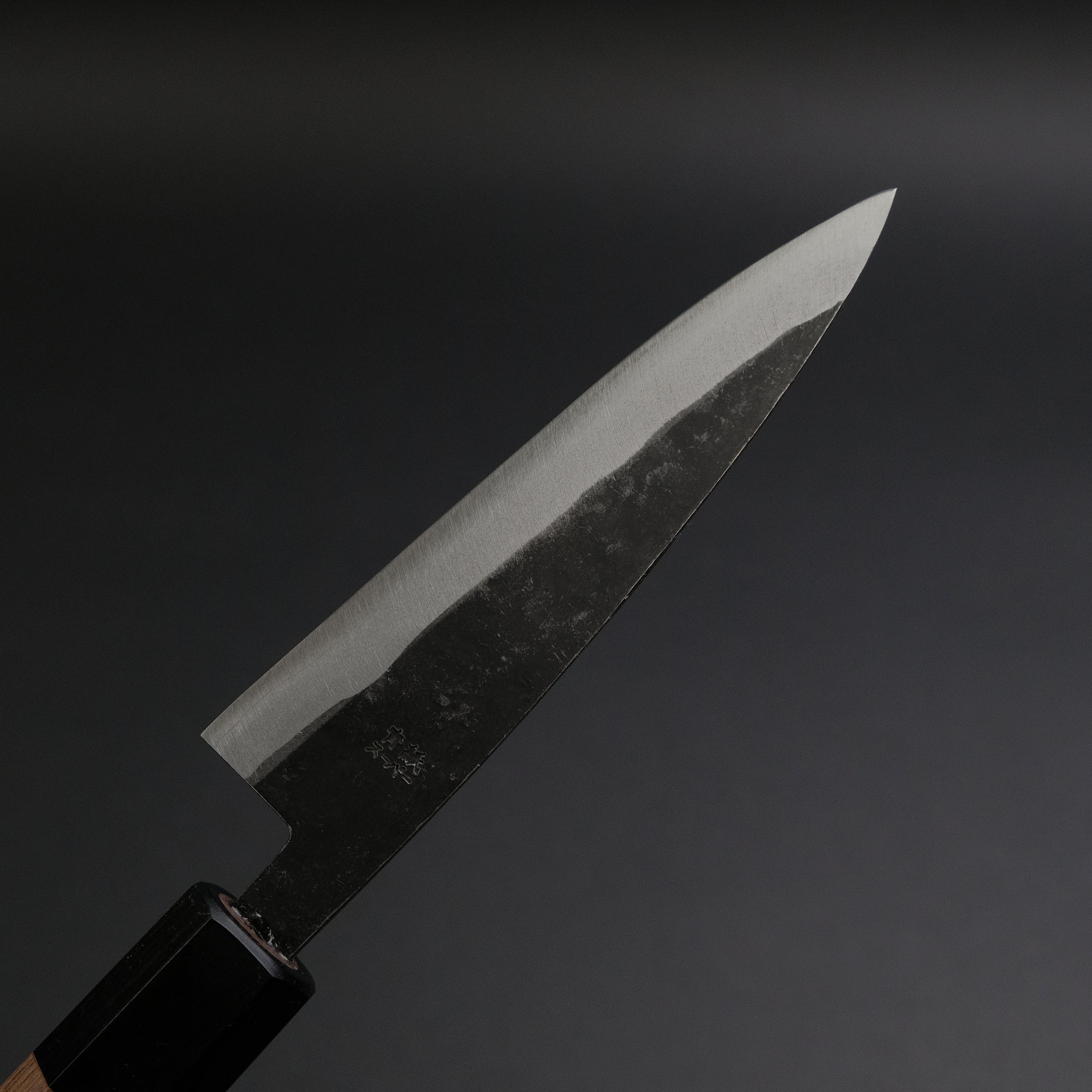 Hitohira Harima Blue Super Stainless Clad Petty 120mm Walnut Handle