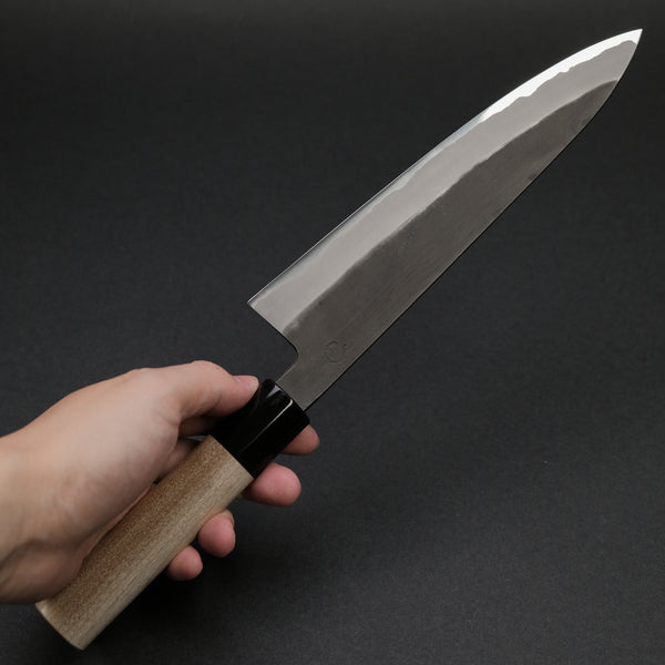 Hitohira Hinode Kurouchi White #2 Stainless Clad Gyuto 210mm Ho Wood Handle