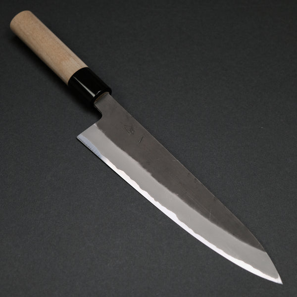 Hitohira Hinode Kurouchi White #2 Stainless Clad Gyuto 210mm Ho Wood Handle