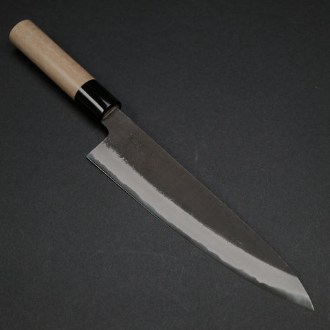 Hitohira Hinode Nashiji White #2 Stainless Clad Gyuto 210mm Ho Wood Handle