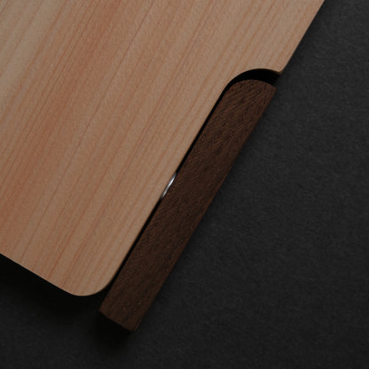 Hitohira Hinoki Thin Cutting Board with Stand (Large)