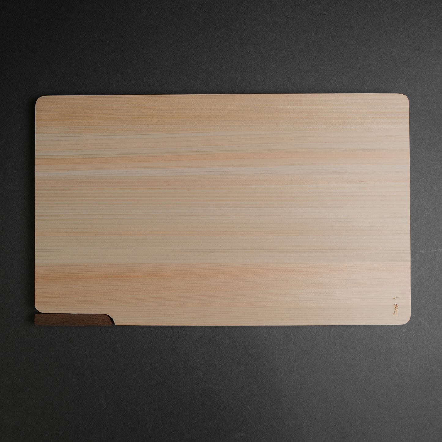 Hitohira Hinoki Thin Cutting Board with Stand (Large)