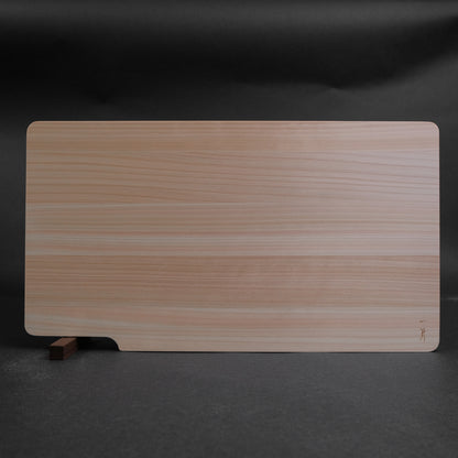 Hitohira Hinoki Thin Cutting Board with Stand (Medium)