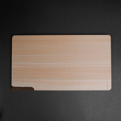 Hitohira Hinoki Thin Cutting Board with Stand (Medium)