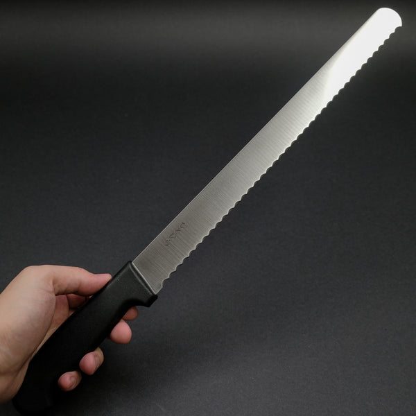 Hitohira Hiragana Bread Knife 300mm Elastomer Handle