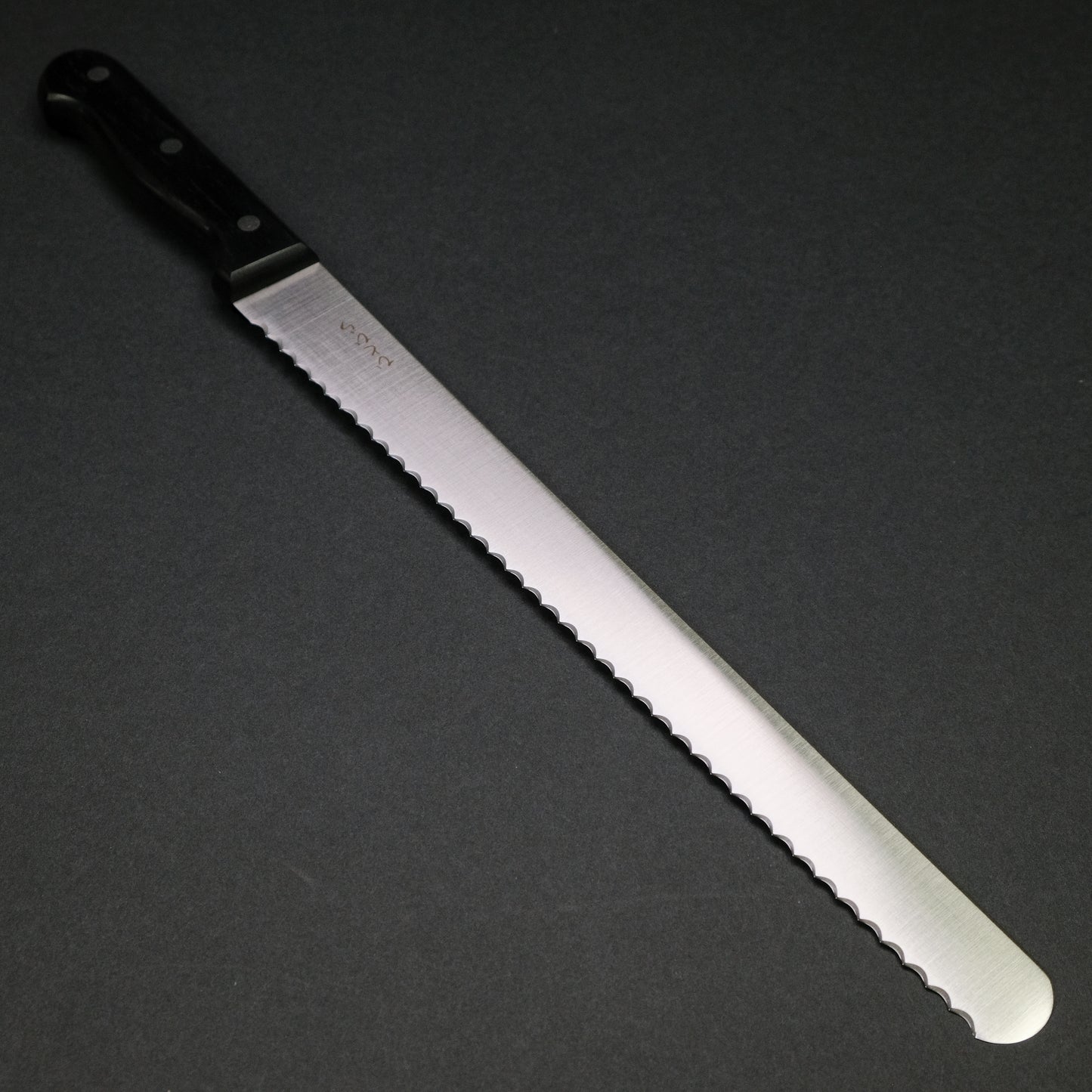 Hitohira Hiragana Bread Knife 300mm Pakka Handle