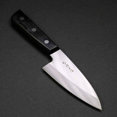 Hitohira Hiragana Deba 120mm Pakka Handle (No Bolster)