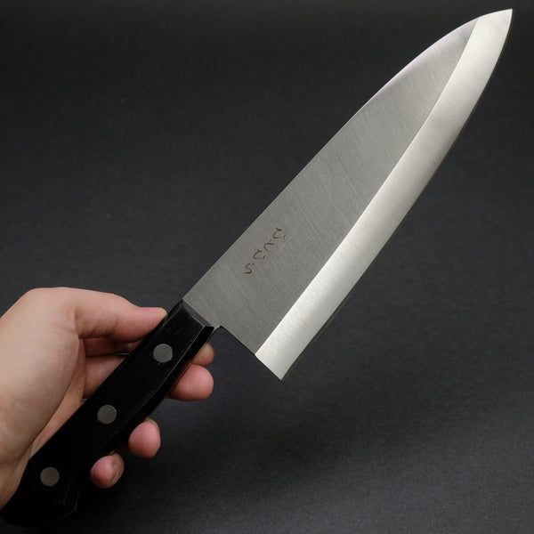 Hitohira Hiragana Deba 210mm Pakka Handle (No Bolster)