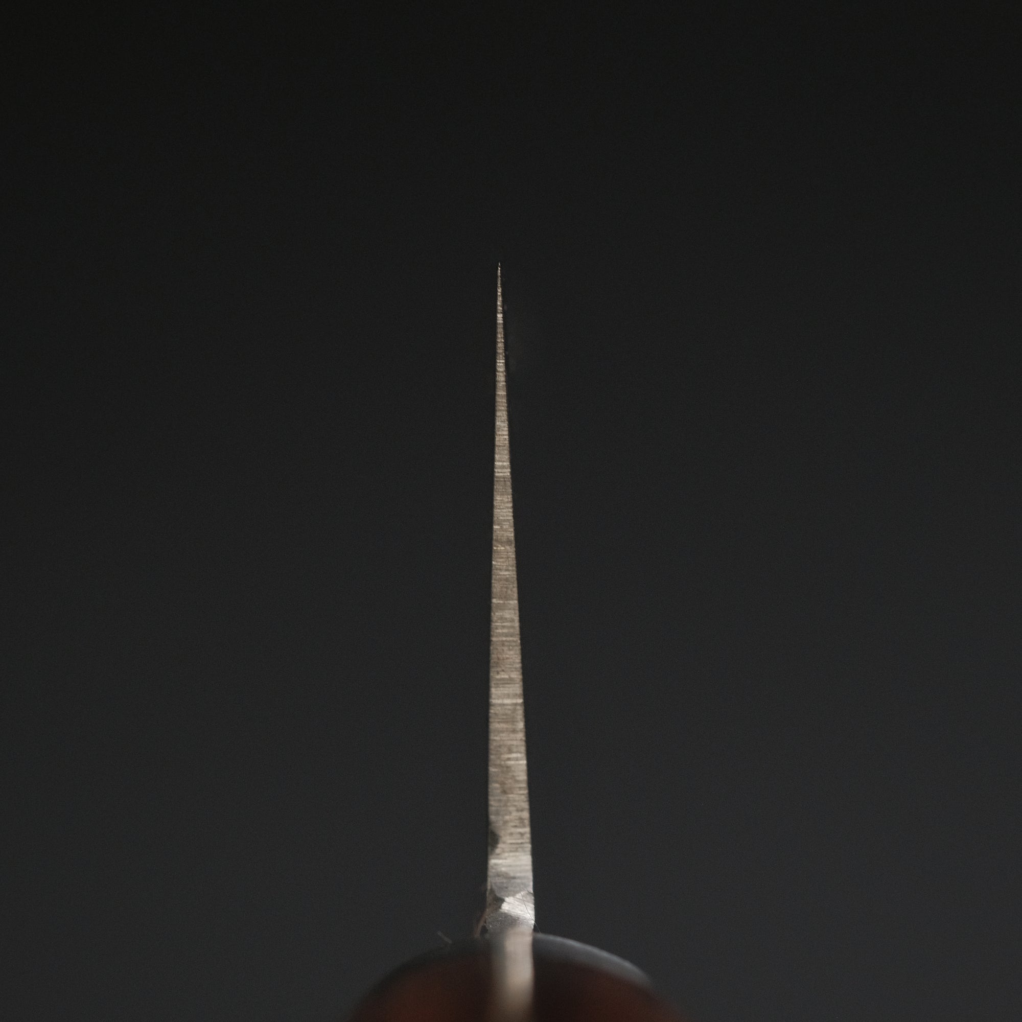 Hitohira Imojiya HG Tsuchime Gyuto 210mm Imitation Mahogany Handle
