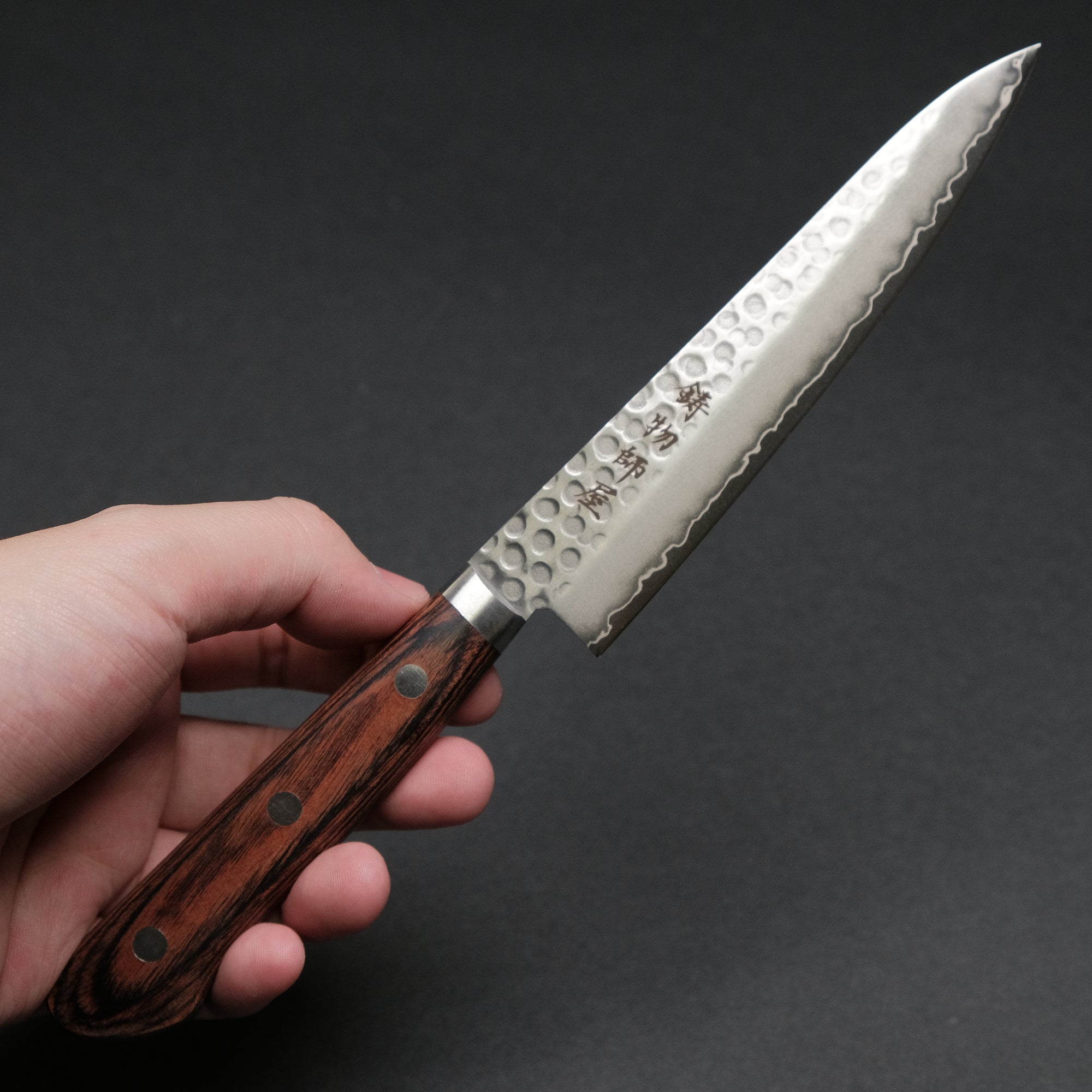 Hitohira Imojiya HG Tsuchime Knife Set (Petty 135mm &amp; Gyuto 210mm)