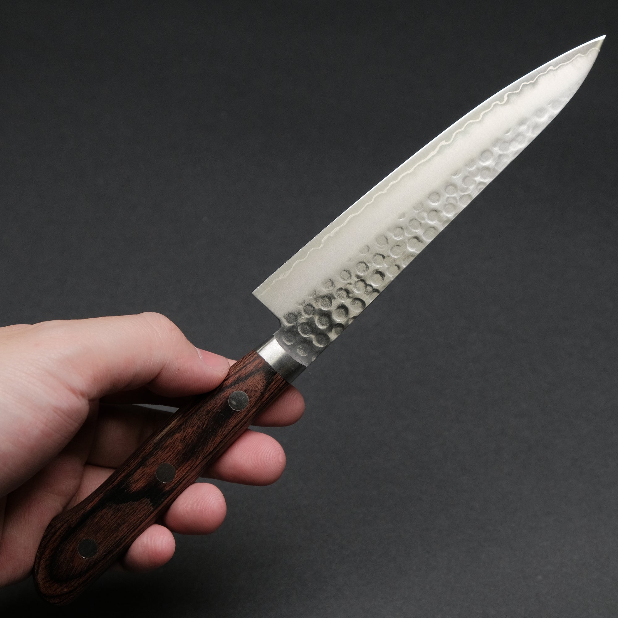 Hitohira Imojiya HG Tsuchime Knife Set (Petty 135mm &amp; Gyuto 210mm)