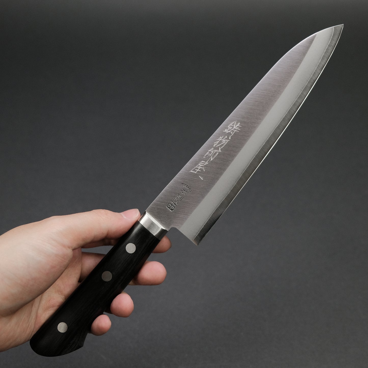 Hitohira Imojiya MZ Chromax Gyuto 180mm Pakka Handle