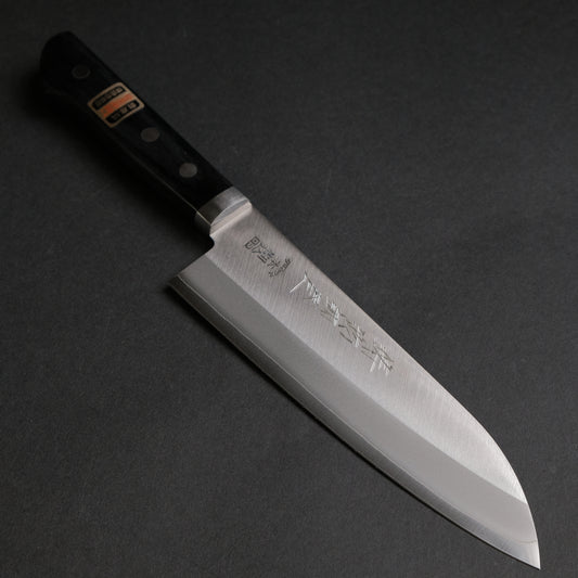 Hitohira Imojiya MZ Chromax Santoku 165mm Pakka Handle