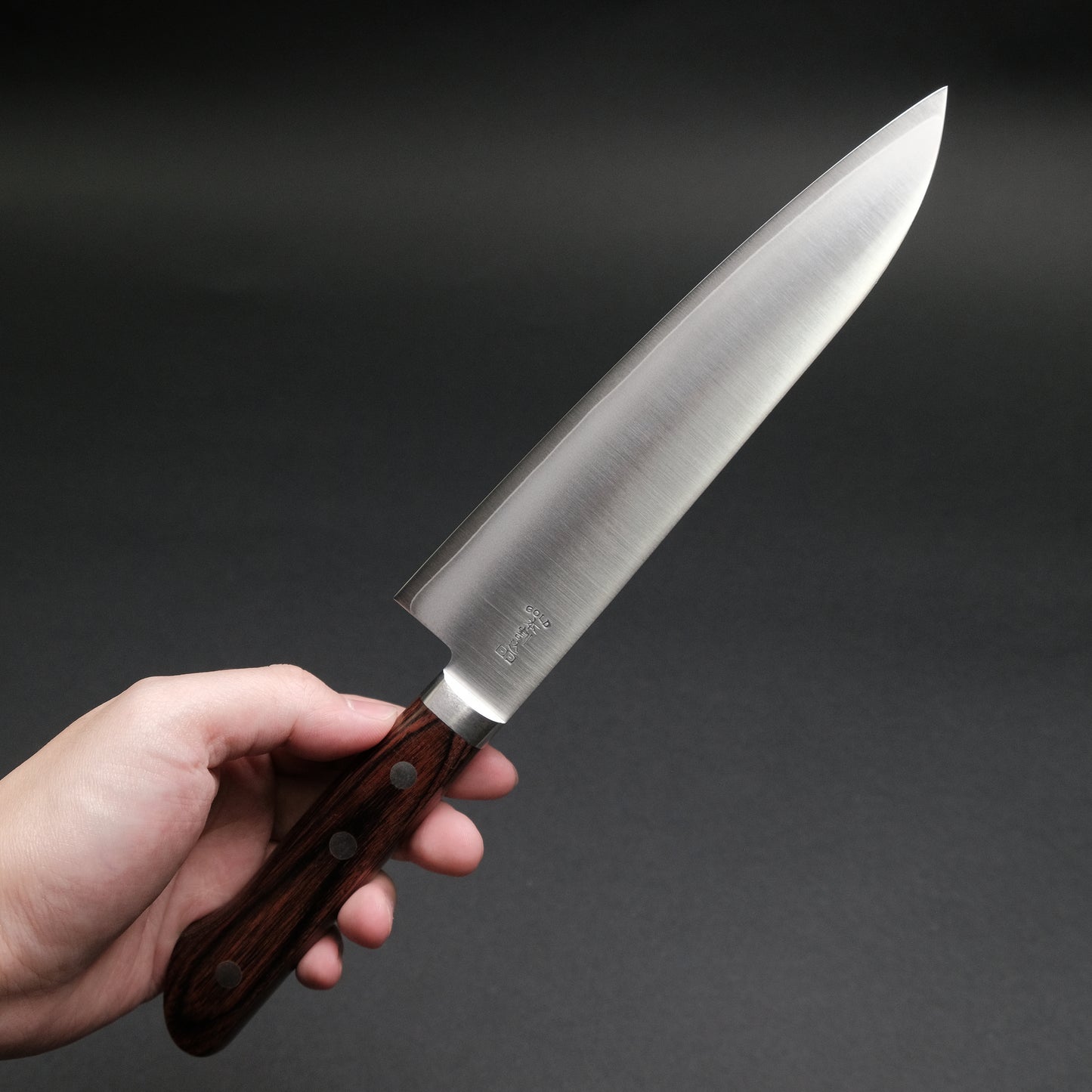 Hitohira Imojiya MZ VG-1 Gyuto 180mm Imitation Mahogany Handle