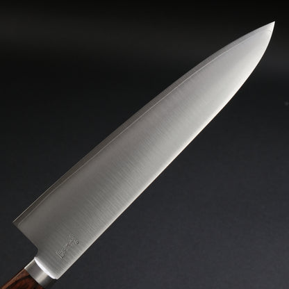 Hitohira Imojiya MZ VG-1 Gyuto 210mm Imitation Mahogany Handle