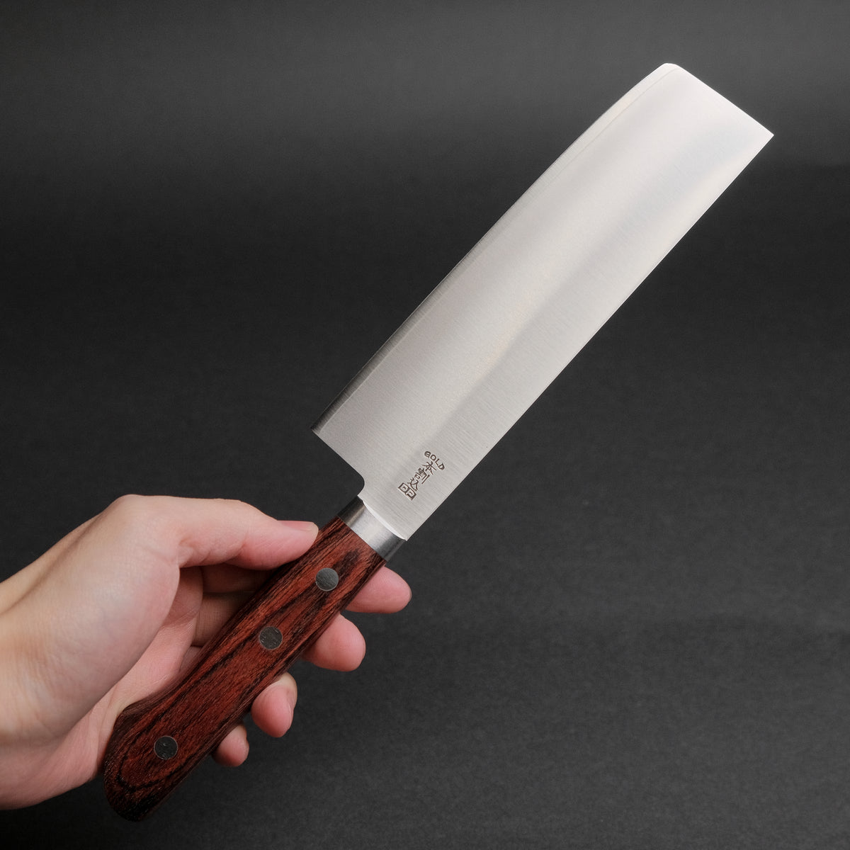 Hitohira Imojiya MZ VG-1 Nakiri 165mm Imitation Mahogany Handle