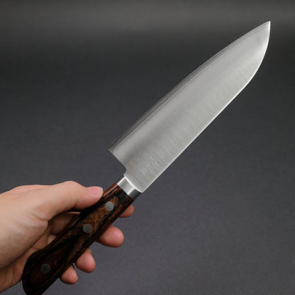 Hitohira Imojiya MZ VG-1 Santoku 165mm Imitation Mahogany Handle