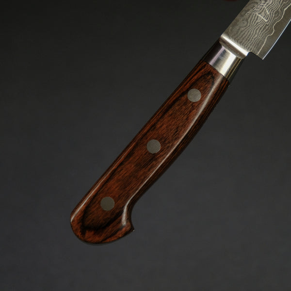 Hitohira Imojiya ST Damascus Paring 80mm Imitation Mahogany Handle