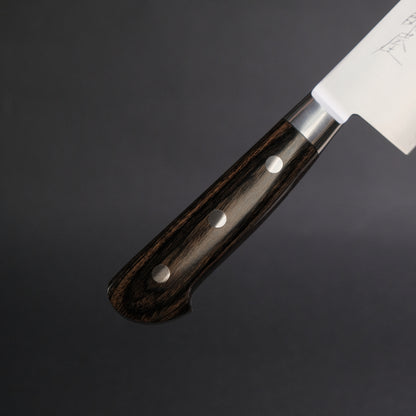 Hitohira Imojiya ST SG2 Gyuto 210mm Brown Pakka Handle