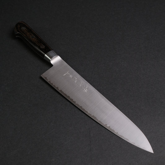 Hitohira Imojiya ST SG2 Gyuto 210mm Brown Pakka Handle