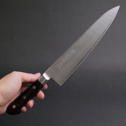 Hitohira Imojiya ST SG2 Gyuto 210mm Brown Pakka Handle