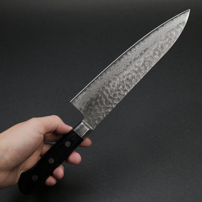 Hitohira Imojiya ST Tsuchime Damascus Gyuto 210mm Pakka Handle (Yo)